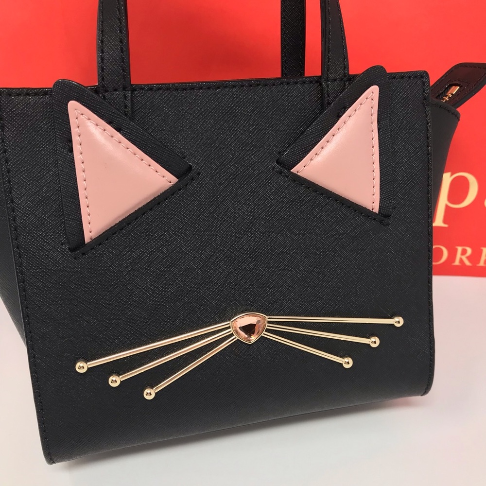 ➕ Kate spade mini Hayden jazz things up cat bag - Picture 4 of 5